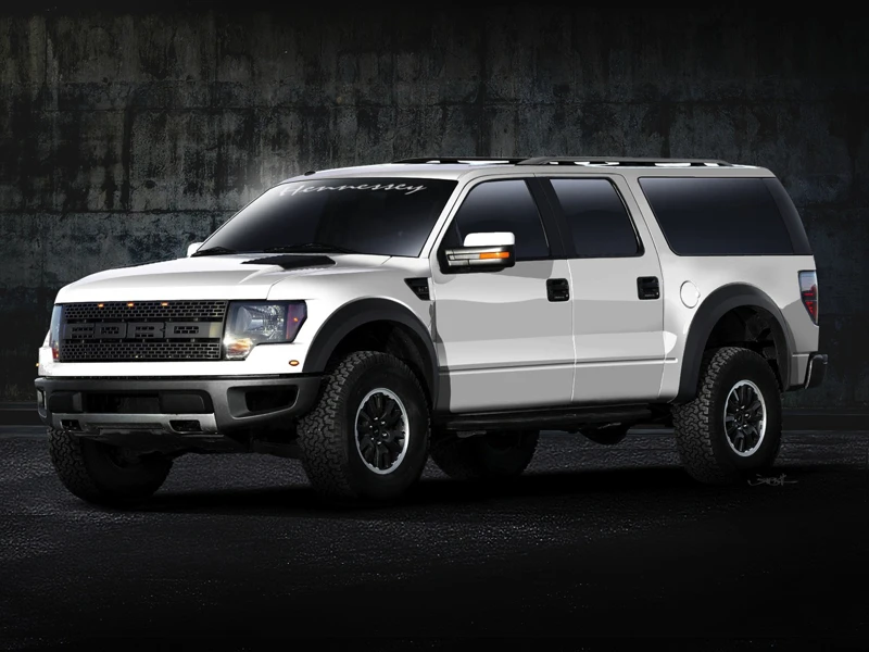 The Ford F-150 SVT Raptor turns SUV thanks to Hennessey