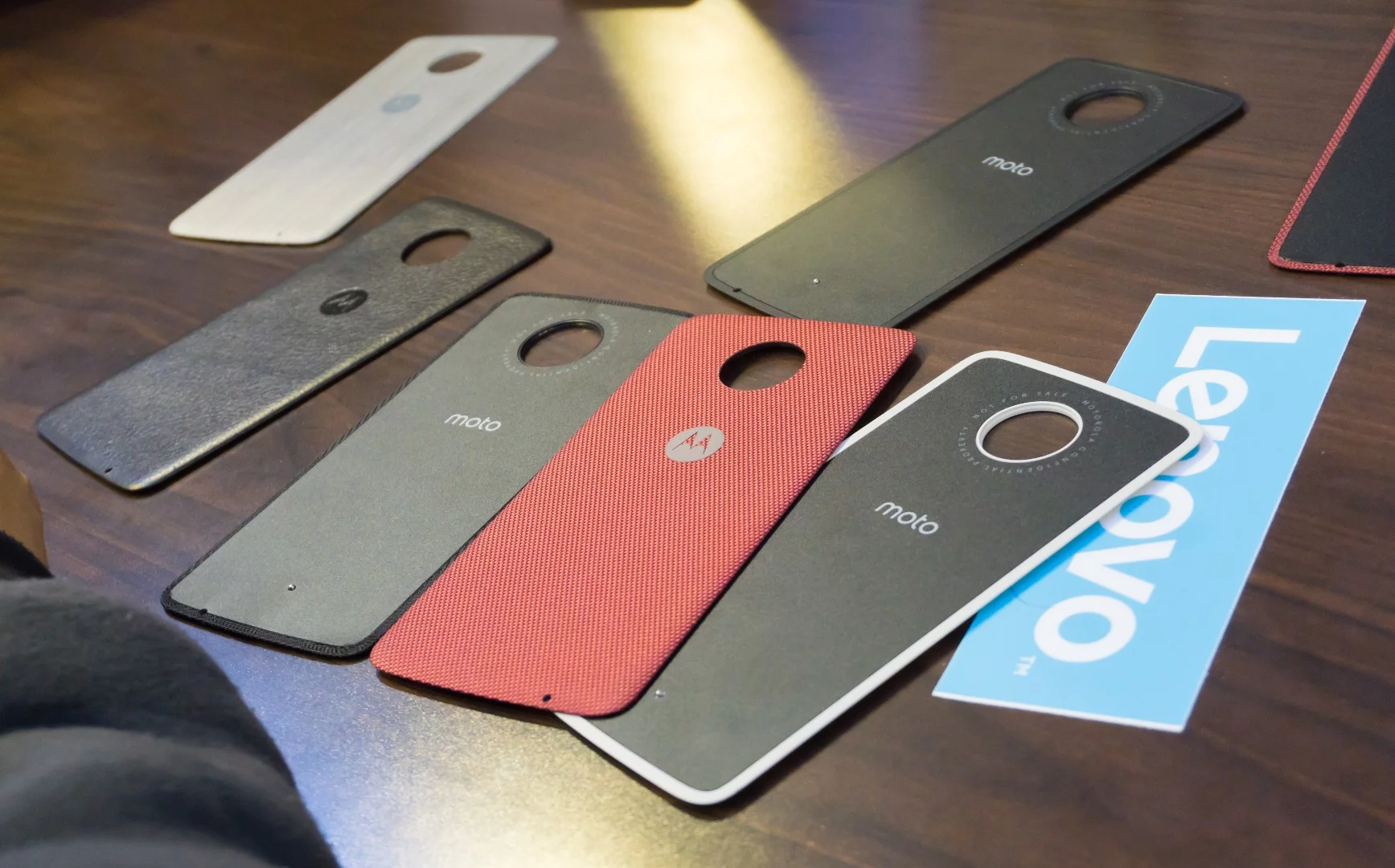 A collection of cosmetic-only back plates