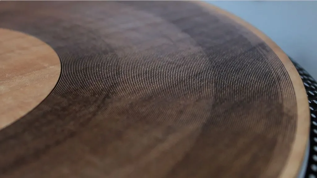 Unfortunately, like their 3D-printed predecessors, the sound quality of these laser-etched records leaves much to be desired
