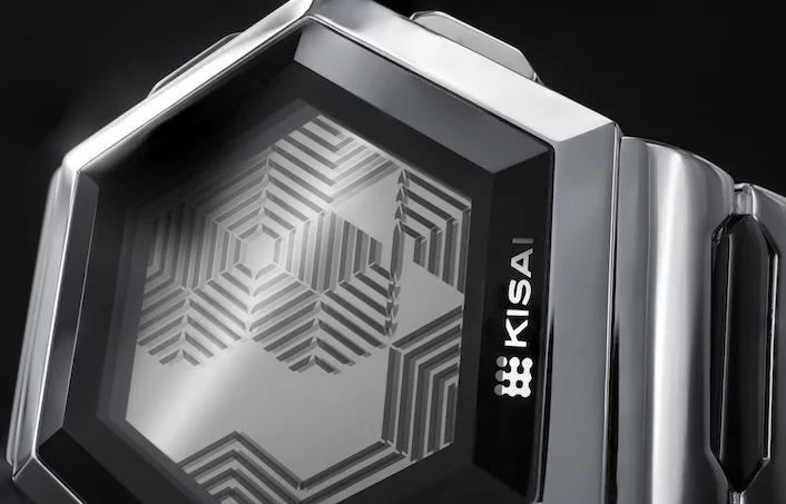 The numbers on the display of the Kisai Quasar are always visible but unreadable to the untrained eye