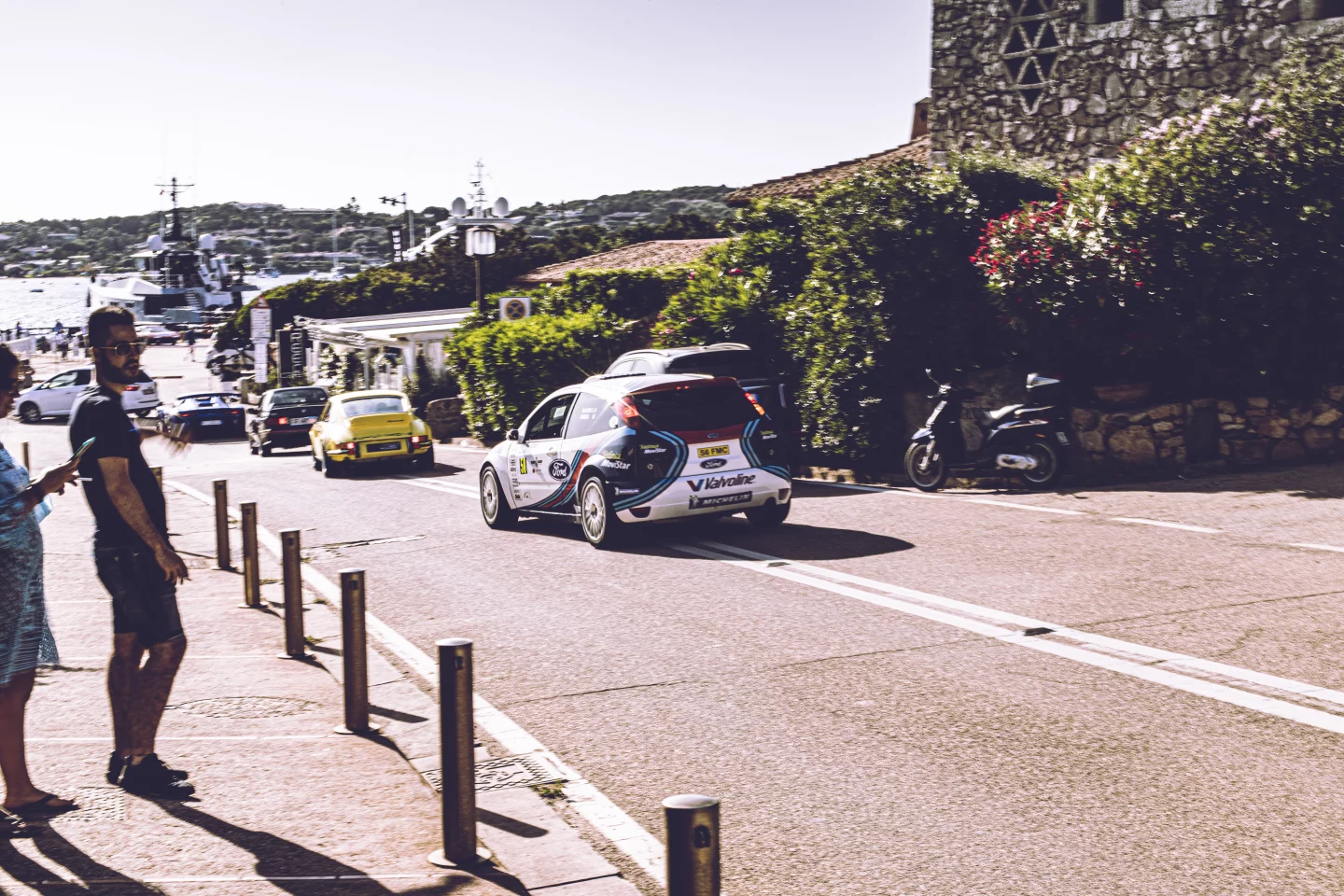The 2001 Ford Focus WRC driven by Colin McRae was entered in the Racing Legends Class.