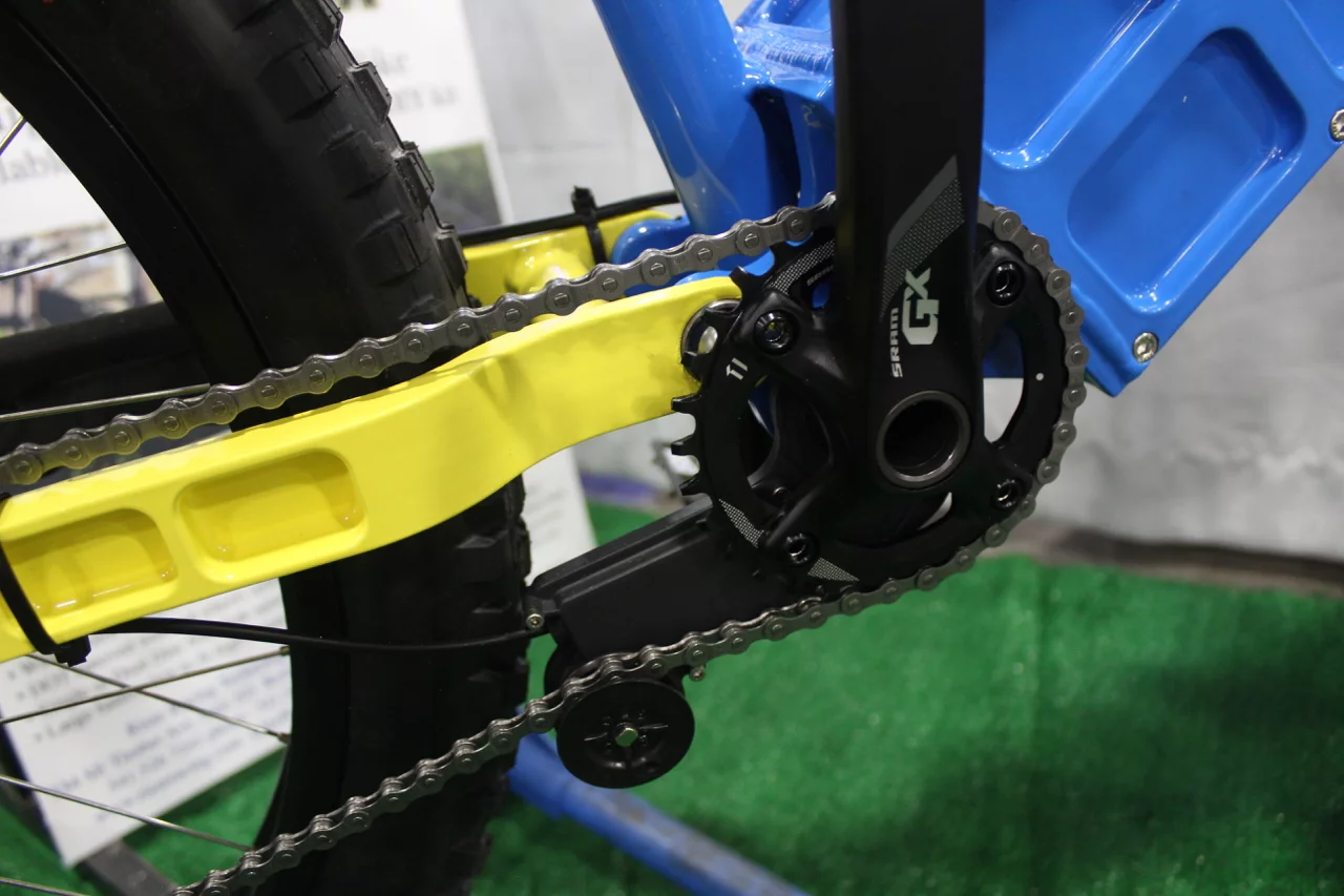 The Voltinator utilizes a chain sensor to determine what gear has been selected