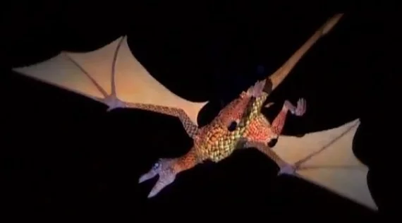 Disney World recently commemorated the opening of the New Fantasyland expansion in the Magic Kingdom by having a mechanical flying dragon soar over the grounds on its own