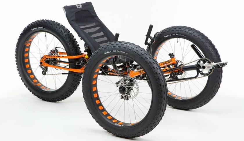 They're mounted on 26-inch Surly Clown Shoe rims