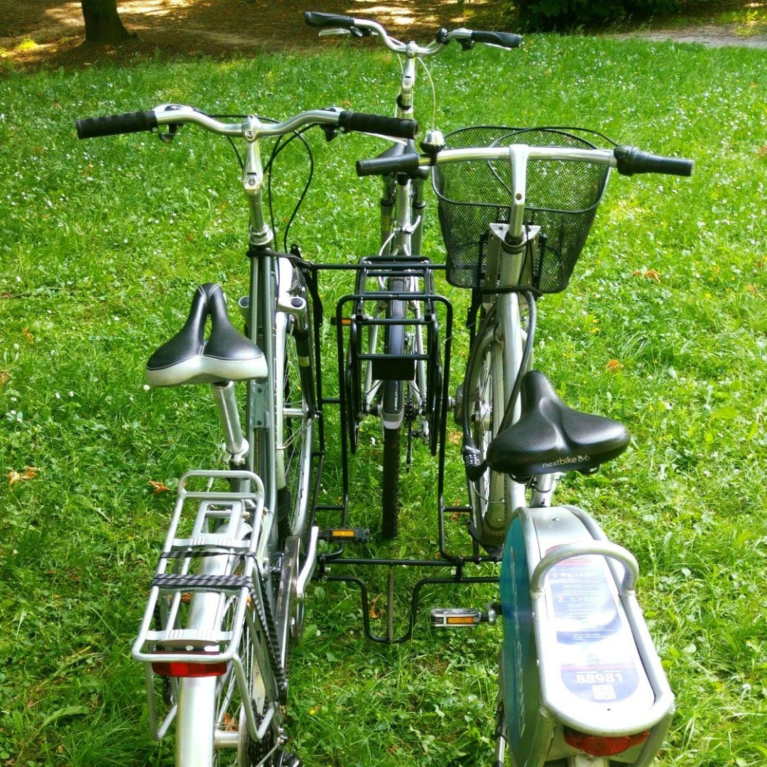 The Exozox is claimed to accommodate any bike with a front wheel ranging from 26 to 29 inches in diameter