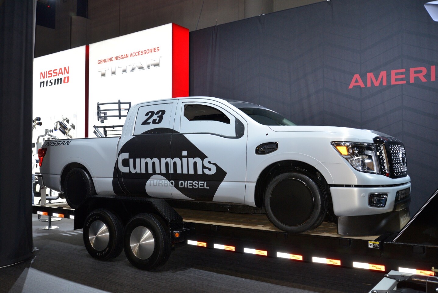Nissan and Cummins developed the Titan XD "Triple Nickel" with the goal of a land speed record