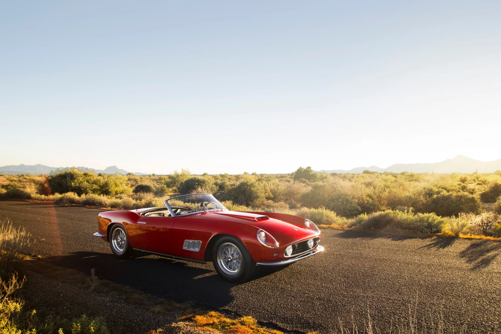 This 1958 Ferrari 250 GT LWB California Spider sold for $8,800,000 at an RM-Sotheby's auction in Scottsdale in January, 2014