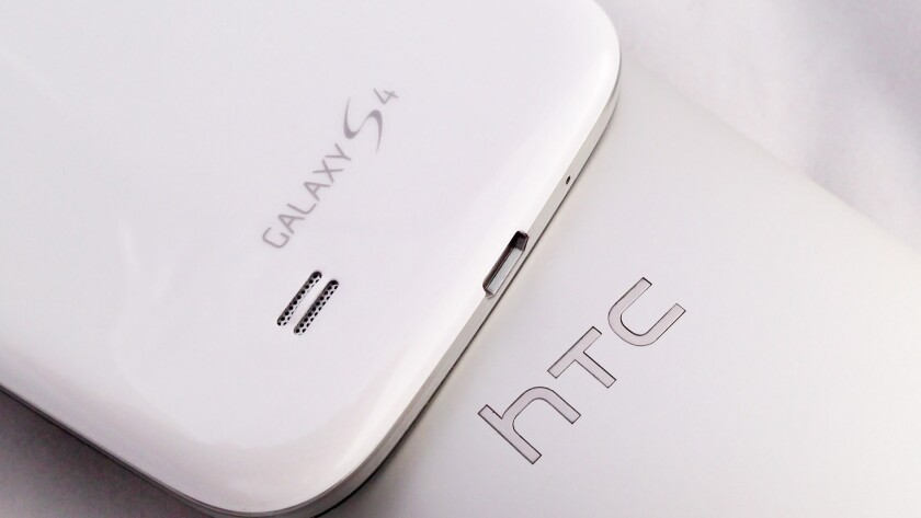 HTC's sales have been dominated by Samsung's