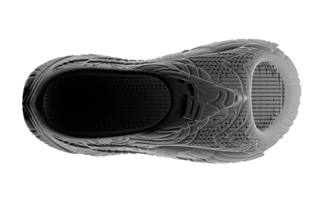 Syntilay comes in black, looking at it from the top down,