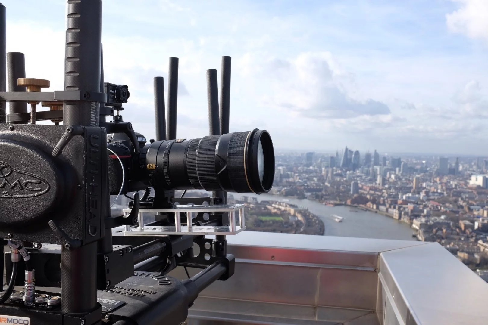 A Nikon D850 with a 300mm F2.8 Nikkor lens was used to take the first London Gigalapse