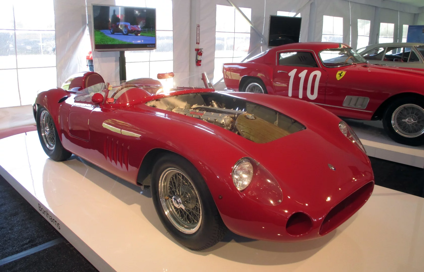 No sale: 1956 Maserati 300SEstimate: $6,000,000 to $7,000,000Official Auction Description: BonhamsLot 38