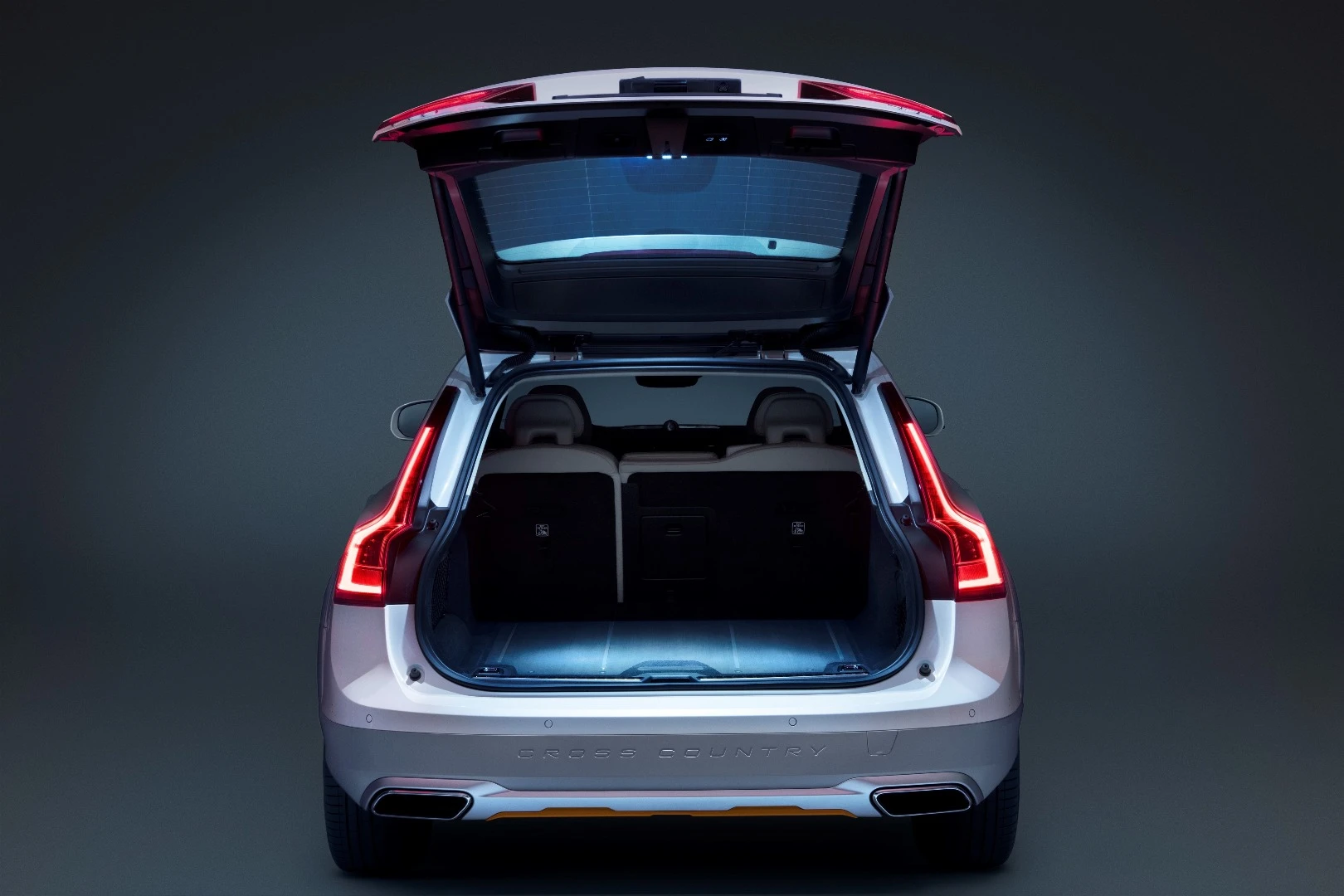 Trunk space of the V90 Cross Country Volvo Ocean Race