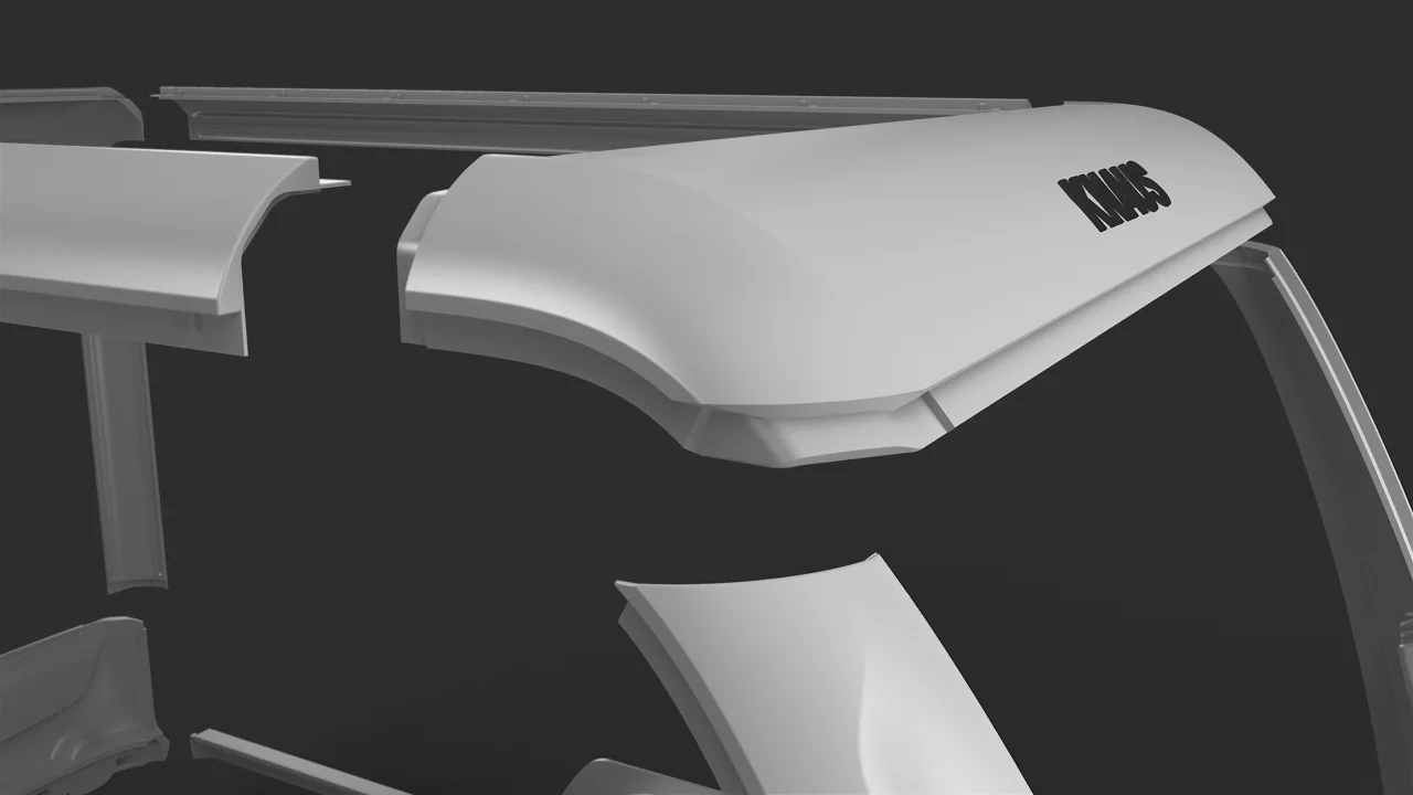 A pillar of the Travelino design is the self-supporting FibreFrame, which helps to free up interior possibilities