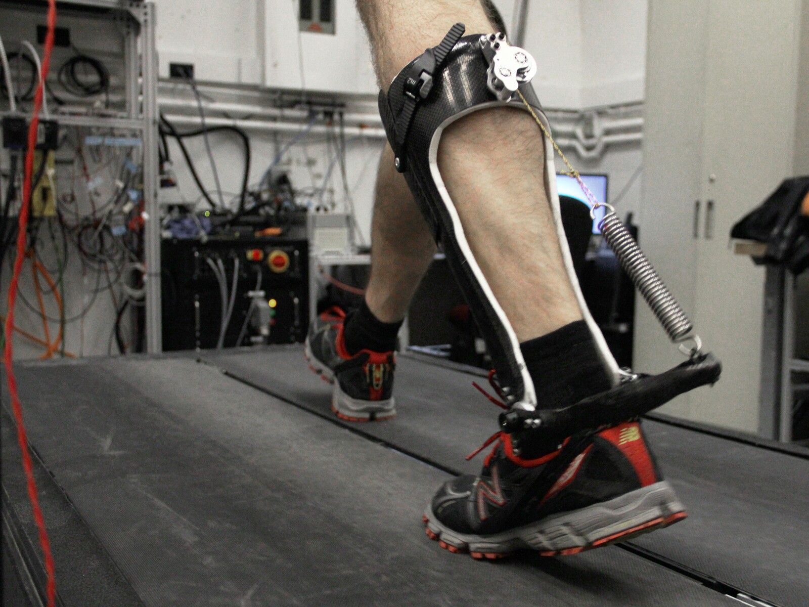 Unpowered ankle exoskeleton takes a load off calf muscles to improve