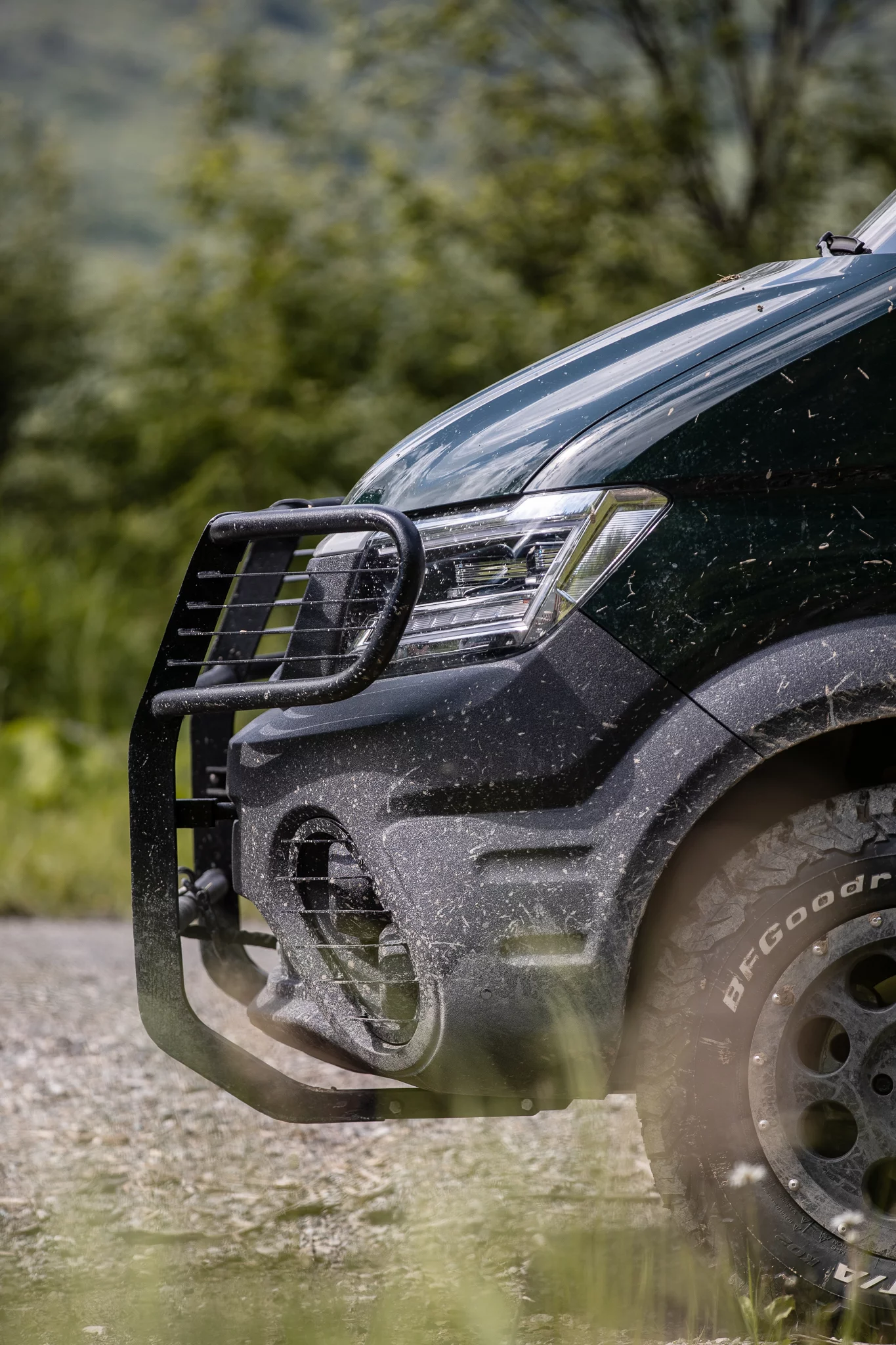 Torsus gives the Terrastorm a grille guard and lighting similar to its larger Praetorian