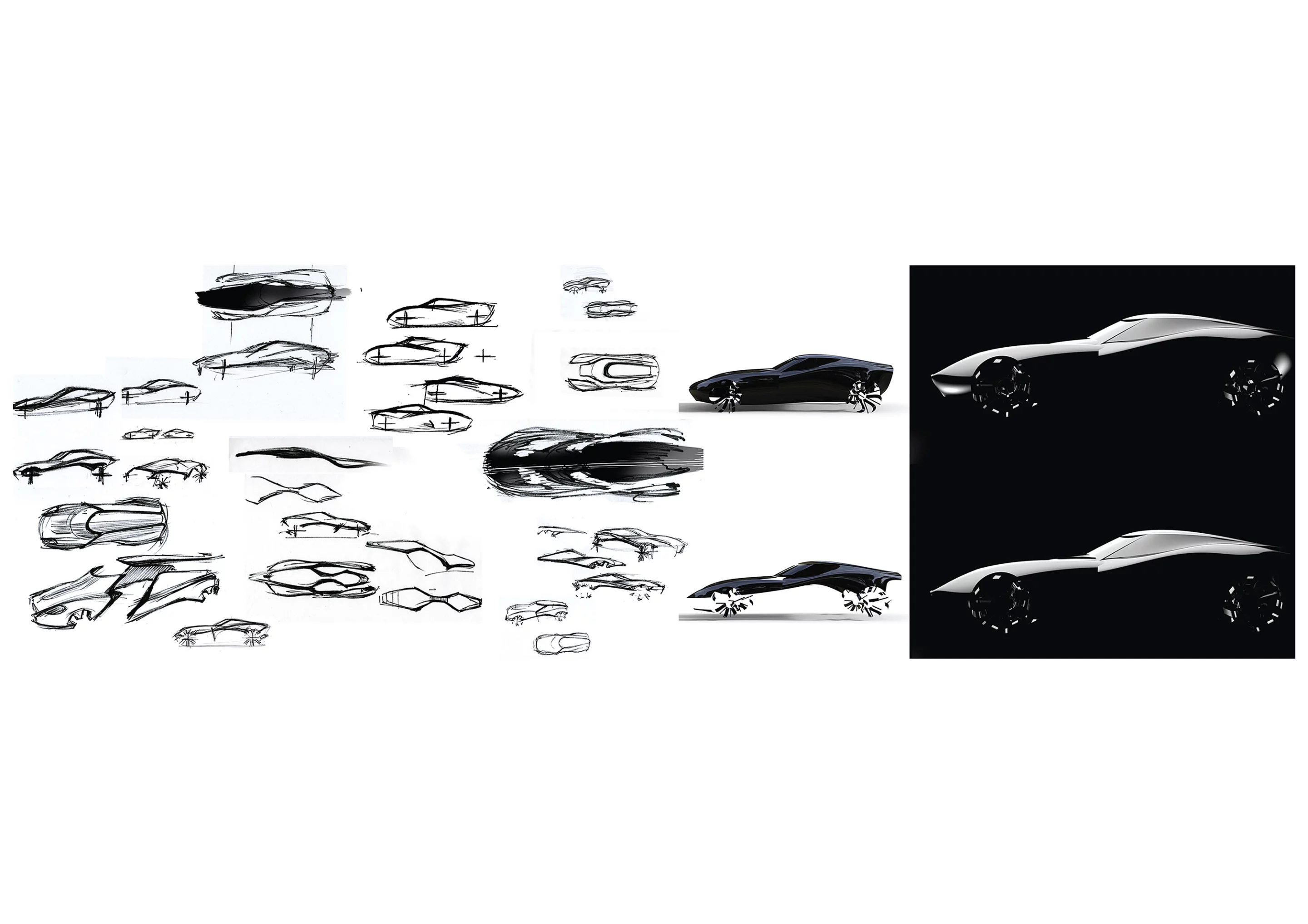 Concept drawings of installation