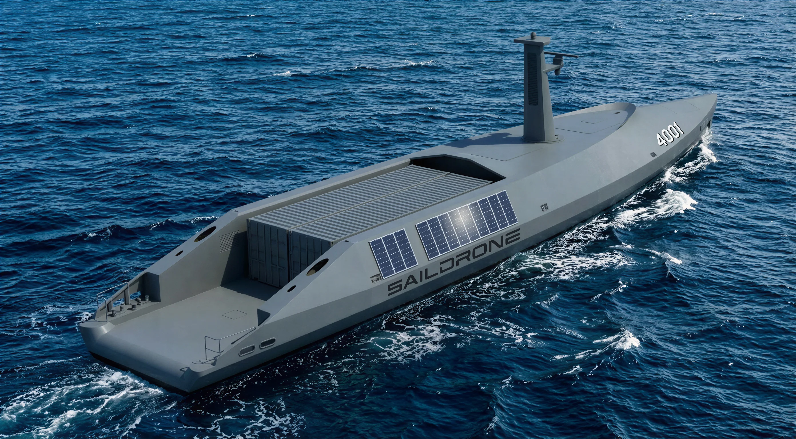 Spectrodrone Saildrone Unveils Spectre: High-Endurance ASW and Strike USV
