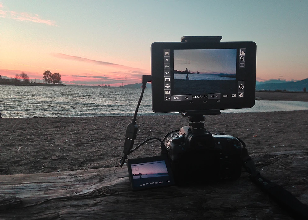 Live view can give you a good idea of what your final video or photos will look it