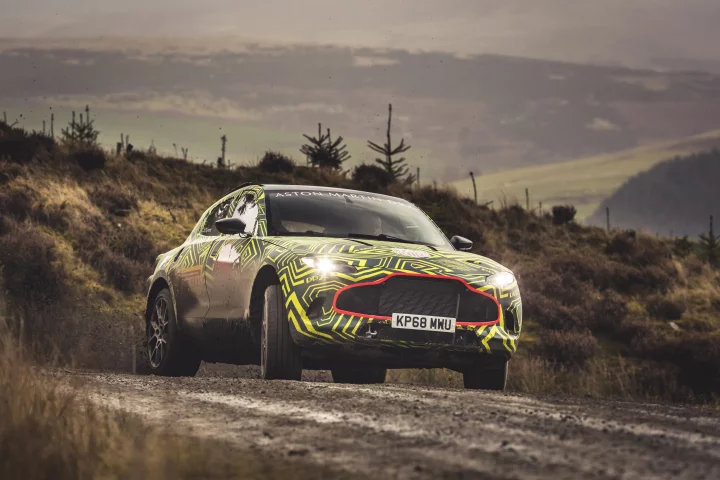 Aston Martin's DBX Prototype getting put through its paces by Chief Engineer Matt Becker