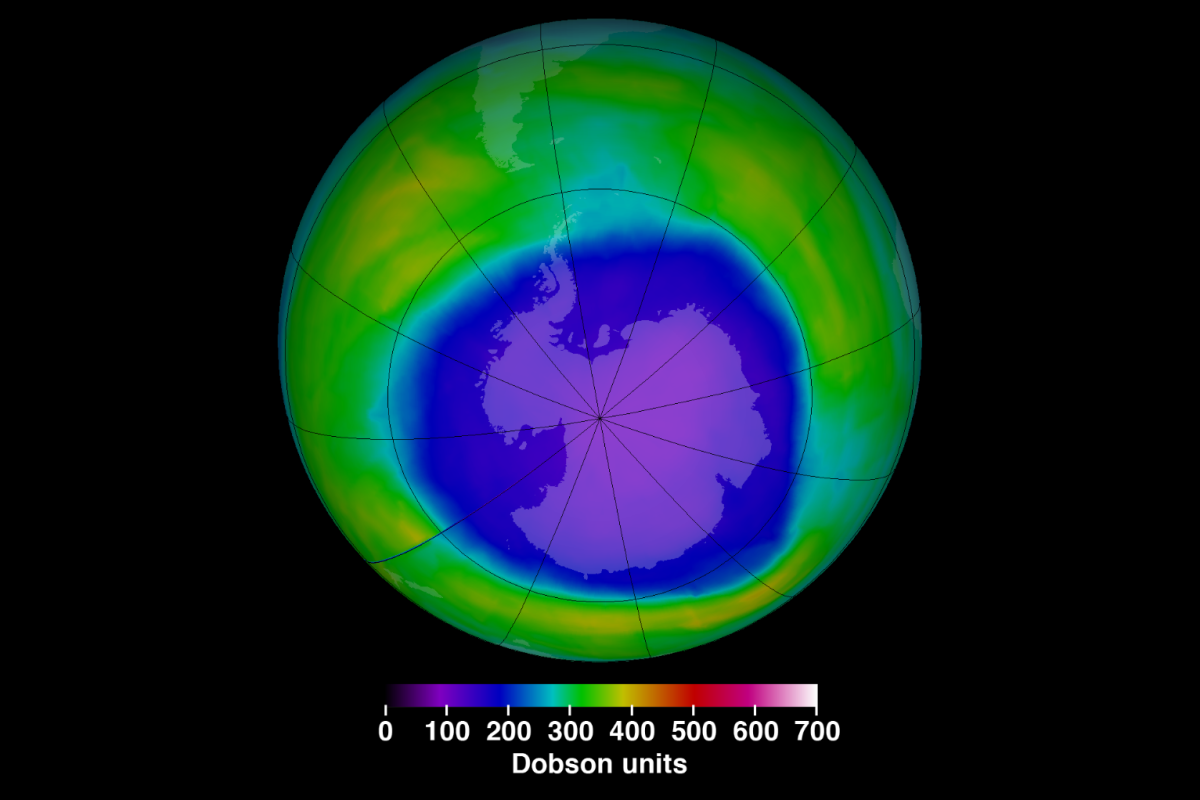 A new study investigates the effects of the hole in the ozone layer on climate change