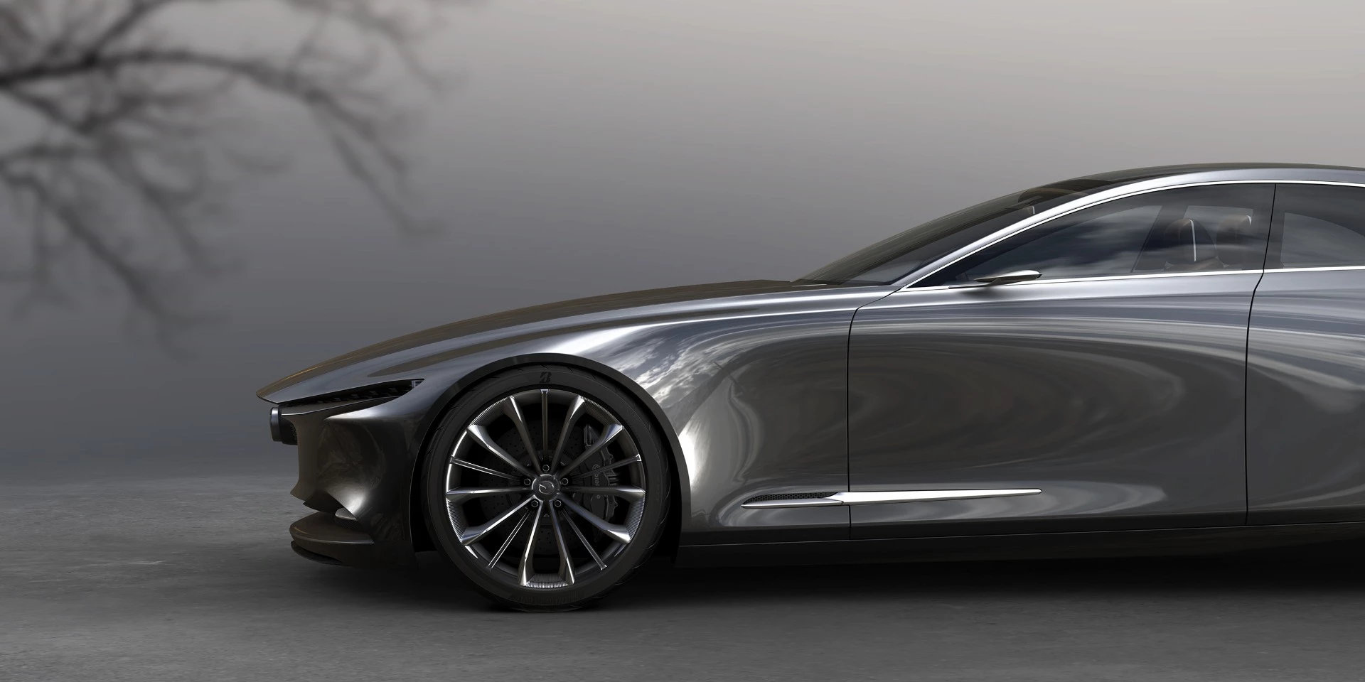 The winner of the The Most Beautiful Concept Car of 2017, the Mazda Concept Vision Coupe