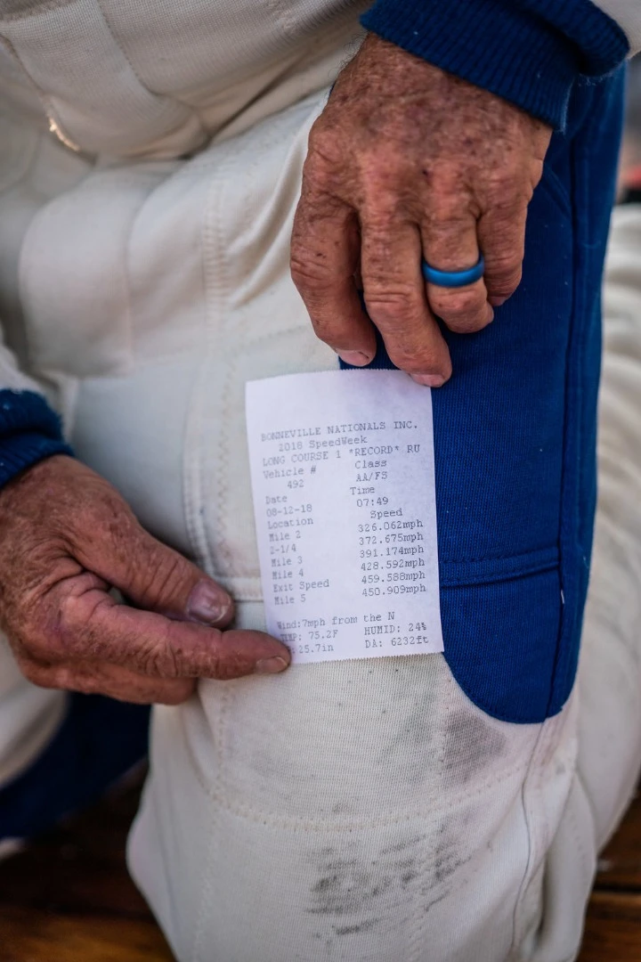Record-setting speed ticket from Speed Week 2018