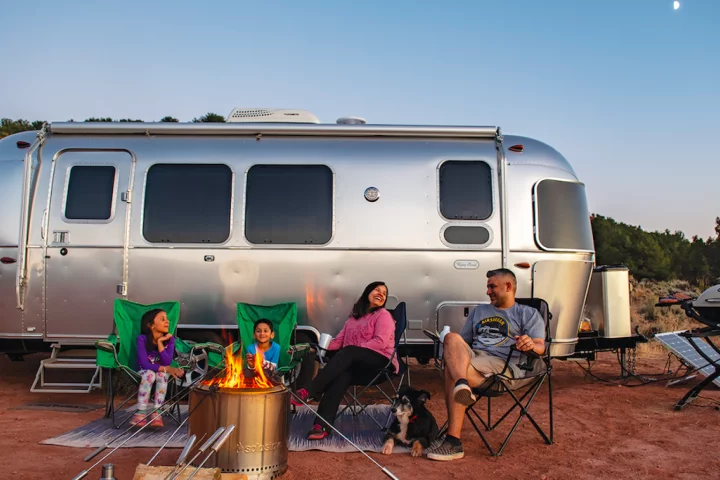 Working from home never looked so good thanks to the Airstream Flying Cloud 30FB Office trailer