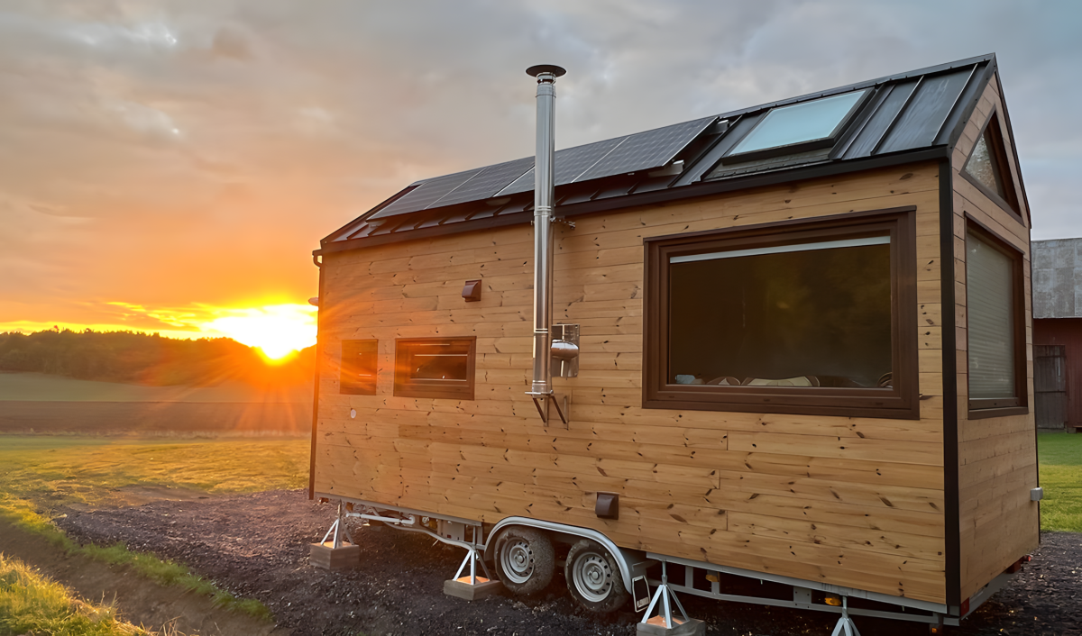 Transforming interior makes 172-sq-ft tiny house surprisingly livable