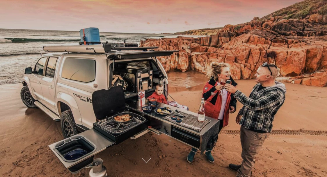 A roomier camp kitchen for backcountry gourmets
