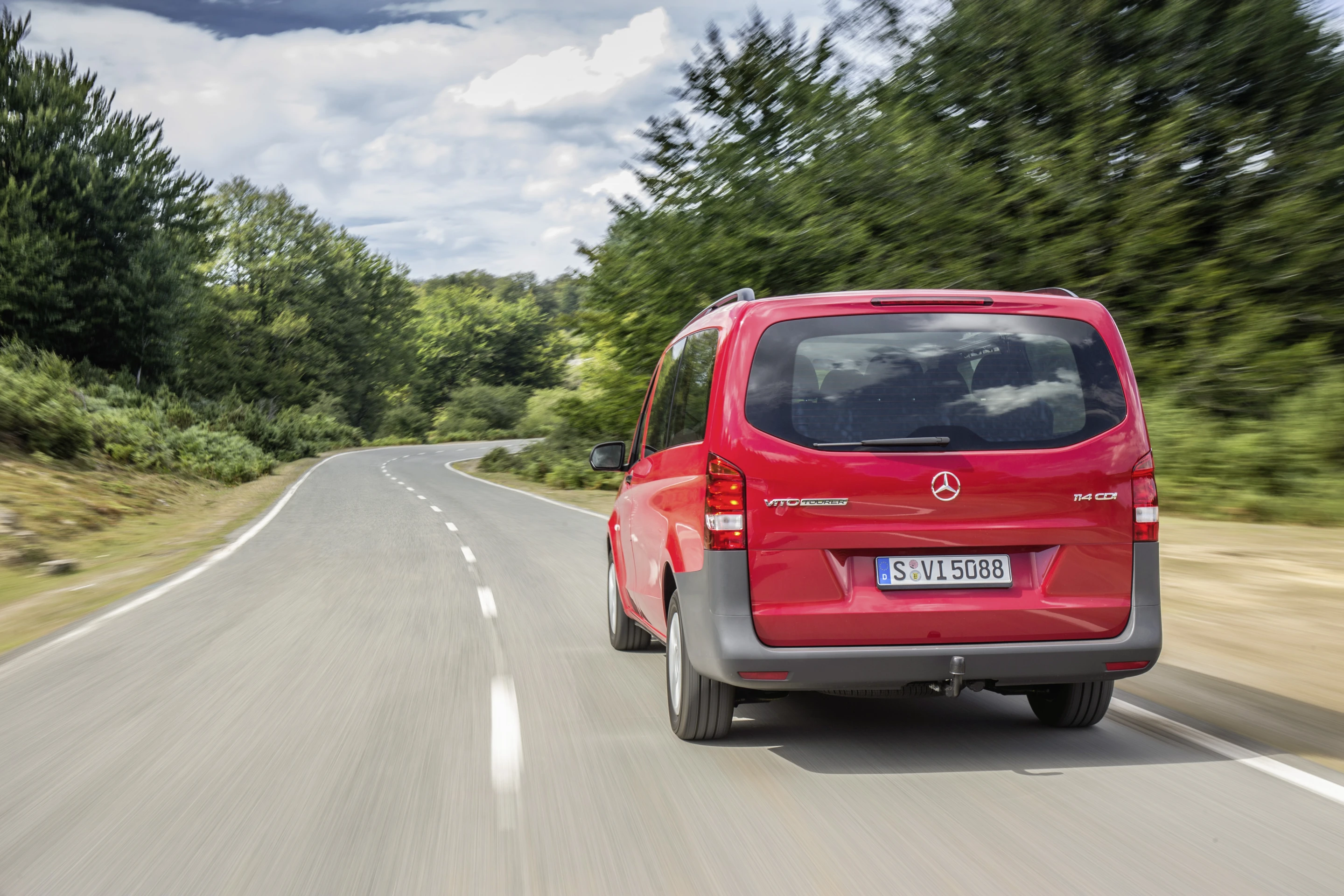The Mercedes-Benz Vito rear detail