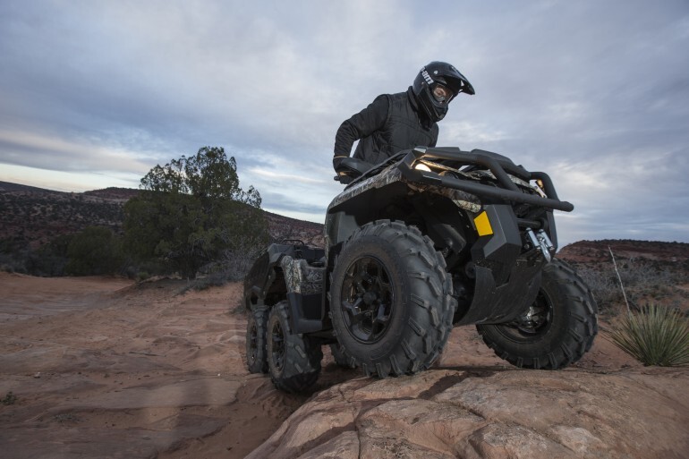 The rear wheels are hooked up to a double torsional trailing arm independent rear suspension