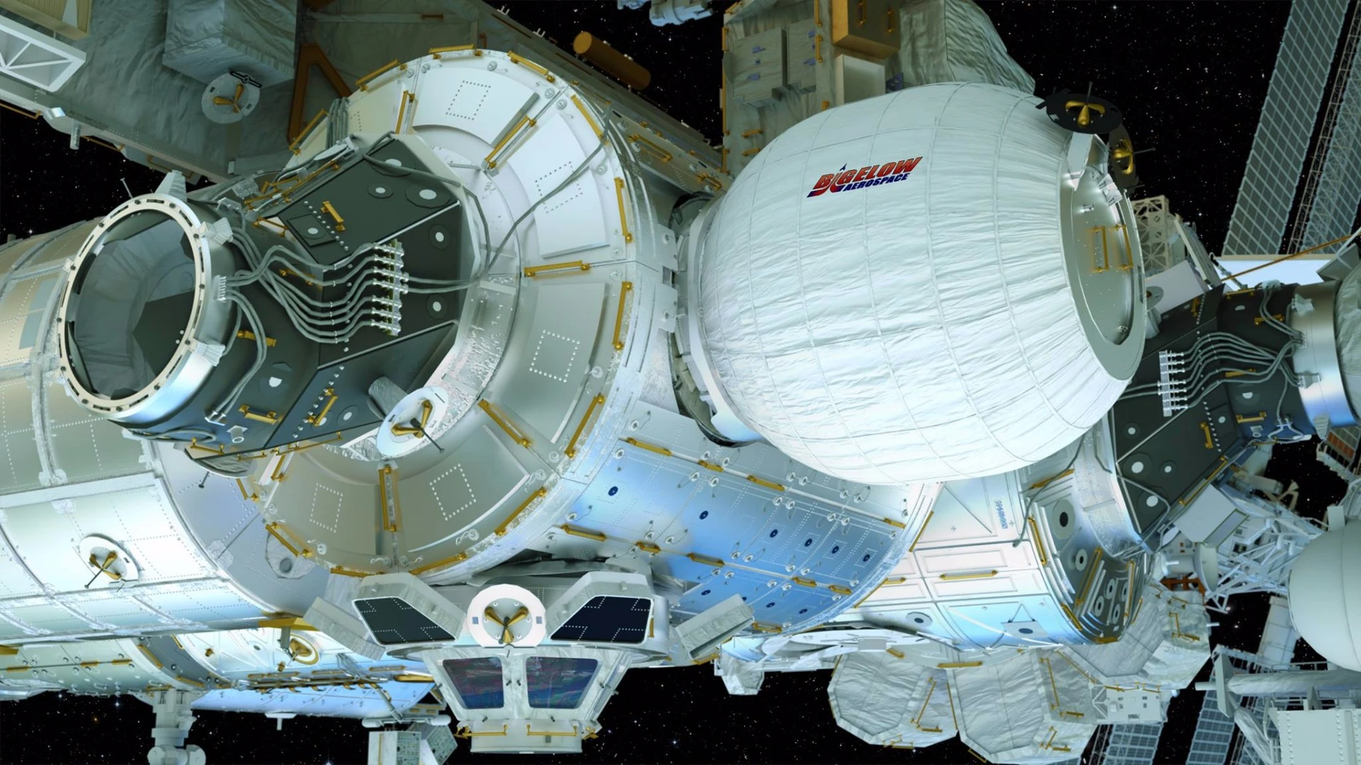 BEAM docked with the ISS