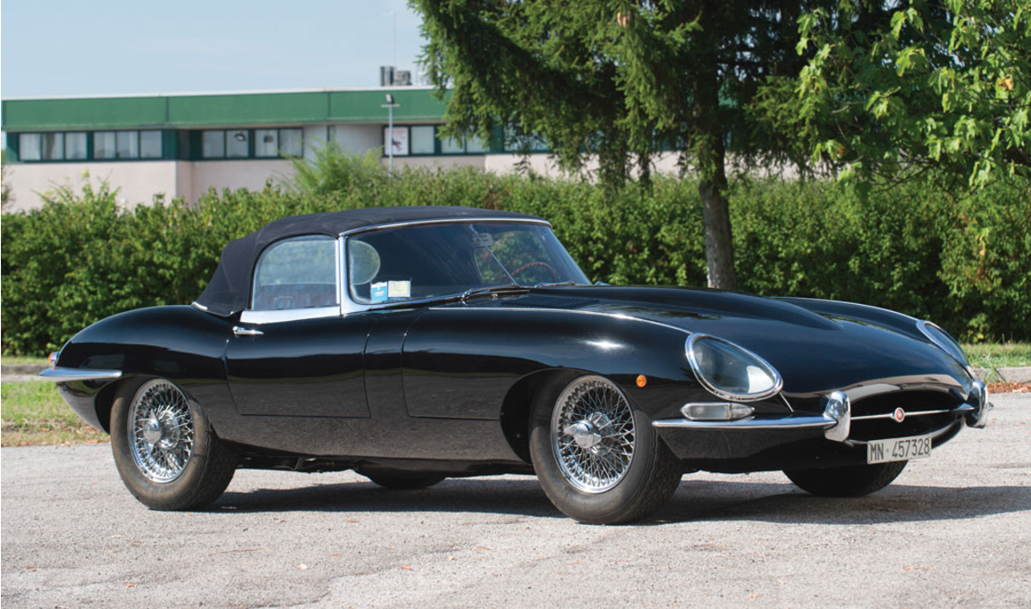 There were also no less than 21 Jaguar E-Types, with the best price being secured by this 1963 Jaguar E-Type Series 1 3.8 OTS at €173,600.