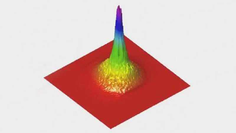 Researchers at Princeton University developed a technique for generating a laser beam out of nothing but air.