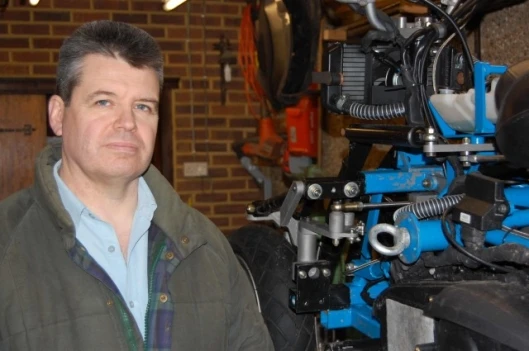 Nick Shotter in the workshop