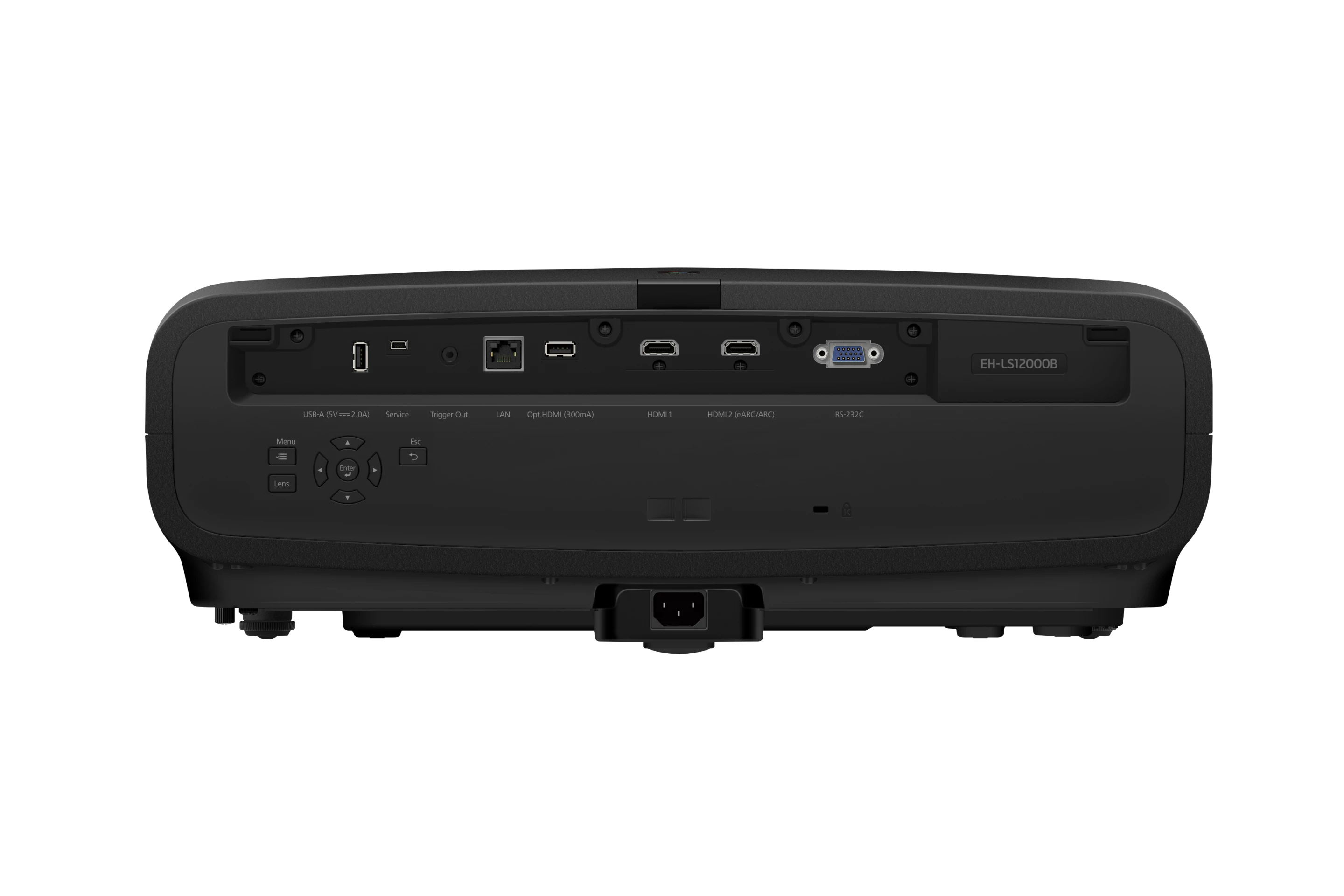 The LS12000 features two HDMI ports, one of which supports eARC, and offers a game-friendly input lag of below 20 milliseconds and a refresh rate of up to 120 Hz