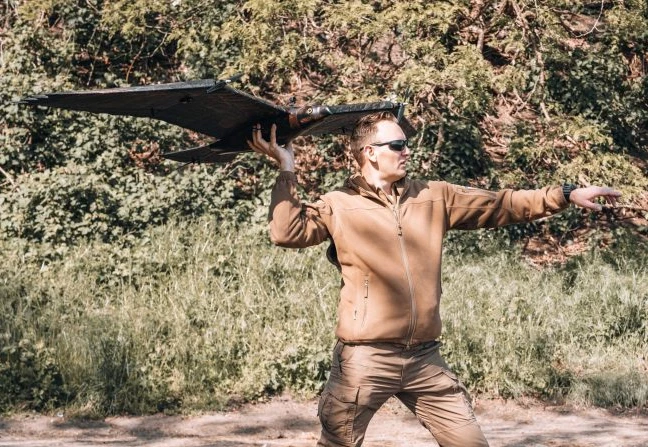 The Evolution Eagle is launched by hand – no runway required