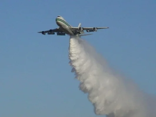 Cloud seeding in action
