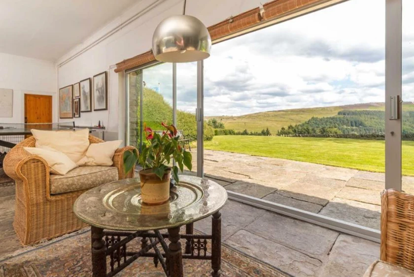 Unlike most hobbit home-style dwellings, the interior features a remarkable amount of natural daylight inside