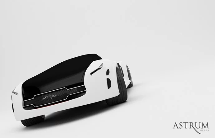 3D rendered in white