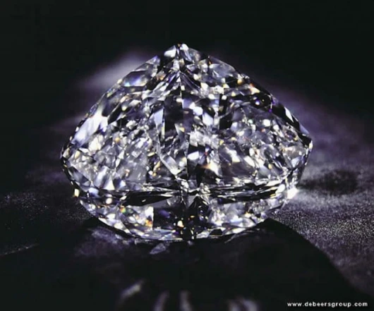 Diamonds used to create single photon source(The Centenary Diamond - Photo © Debeers Group)
