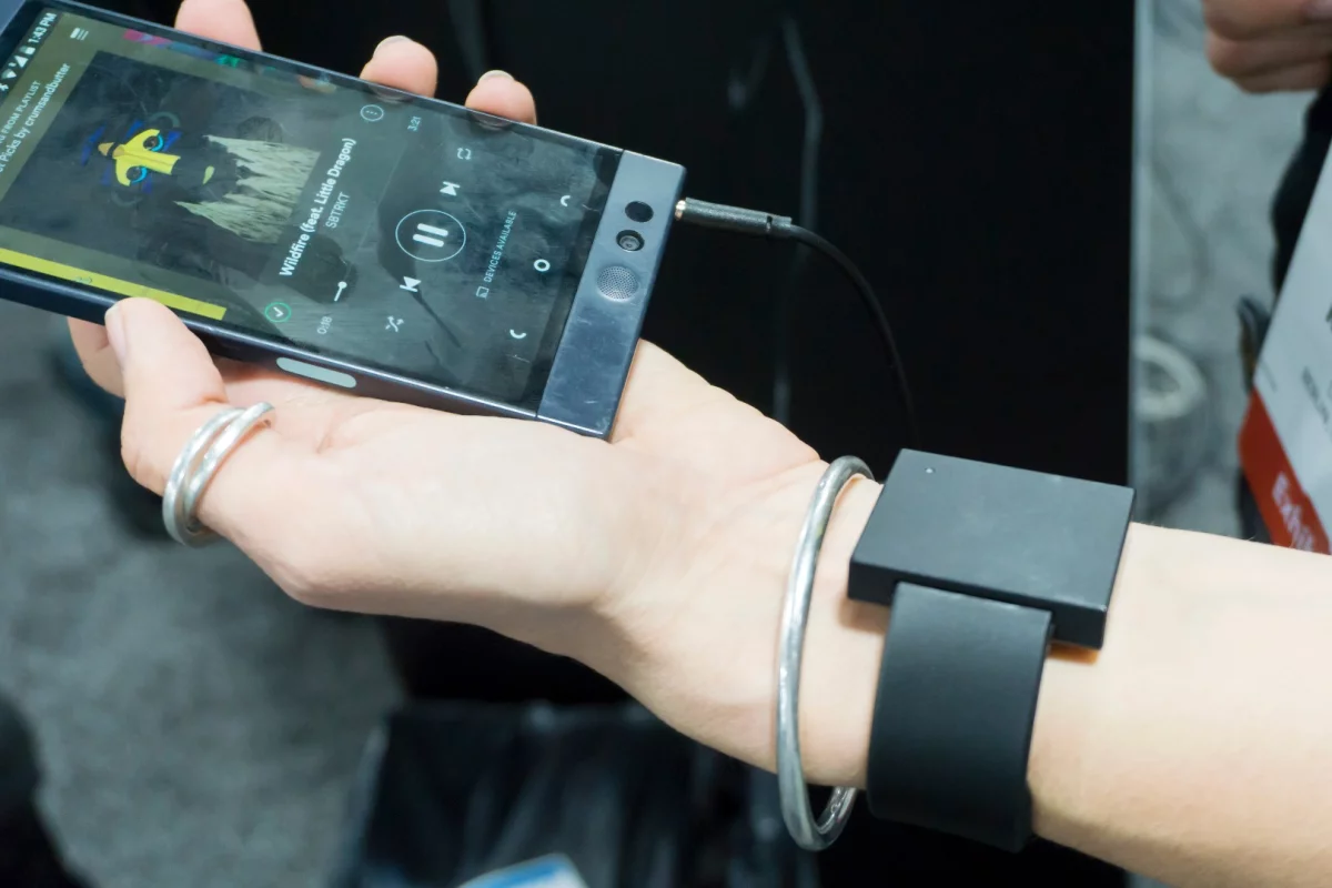 Basslet is a wearable that thumps your wrist in time with your music's bass