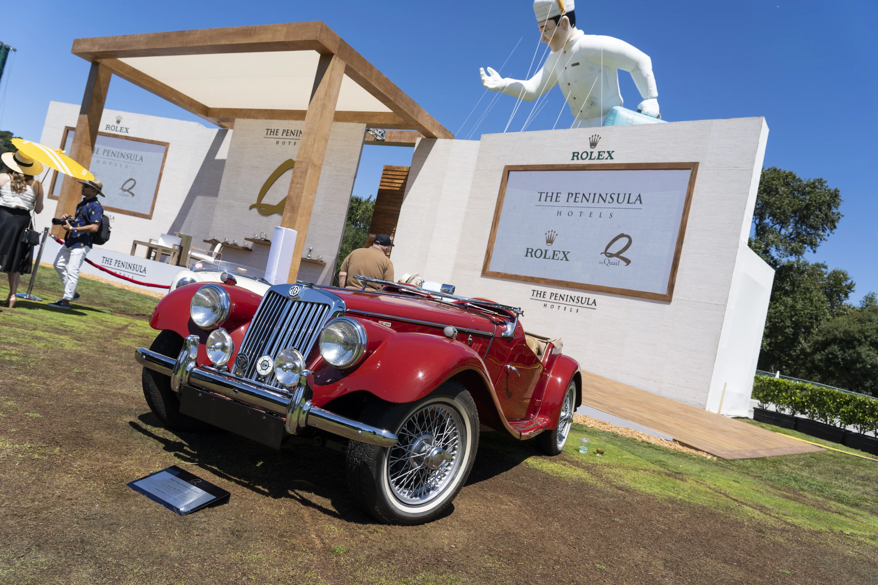 This 1955 MG TF 1500 was an entrant in the Post-war Sports 1945-1960 Class
