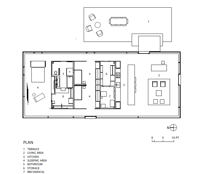 LM Guest House floor plans