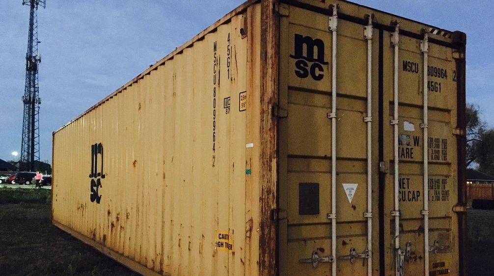 The Intellectual Tiny home is built from an old shipping container