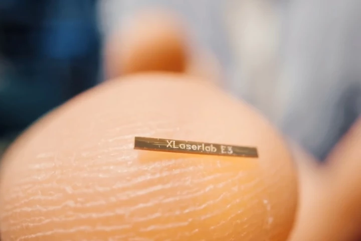 Micron-level precision means it's capable of details and text that you'd need a microscope to read it