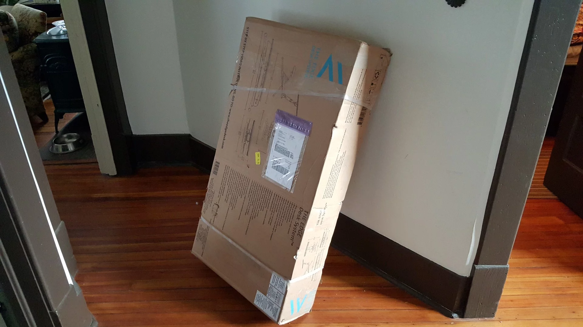 While considered portable, the Edge Desk is still pretty large