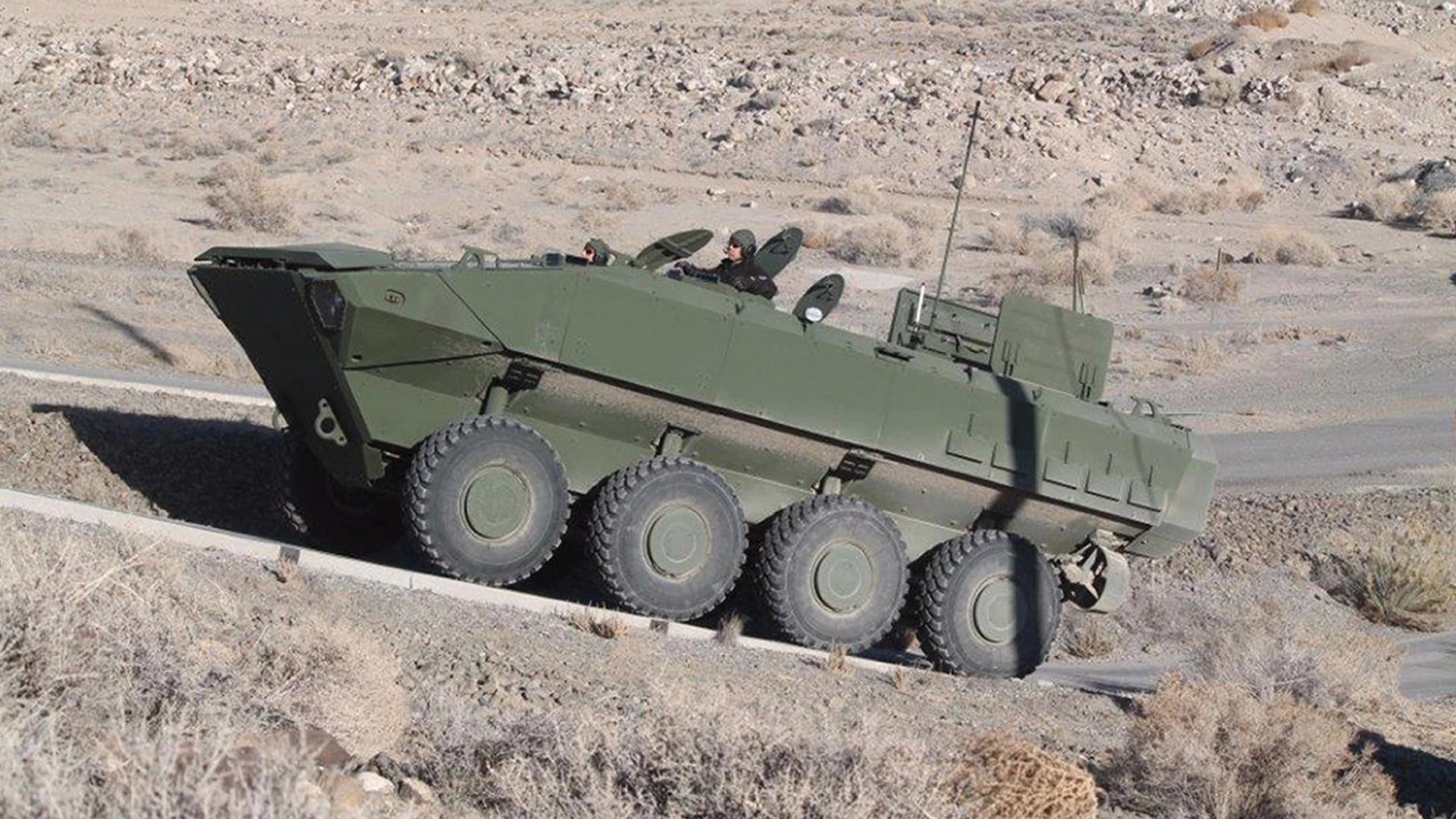 The Amphibious Combat Vehicle 1.1 (ACV 1.1) operates on land as well as at sea