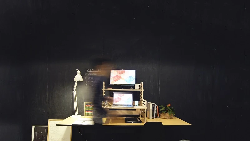 The UpStanding Desk is a simple and affordable way of switching from sitting to standing while at work