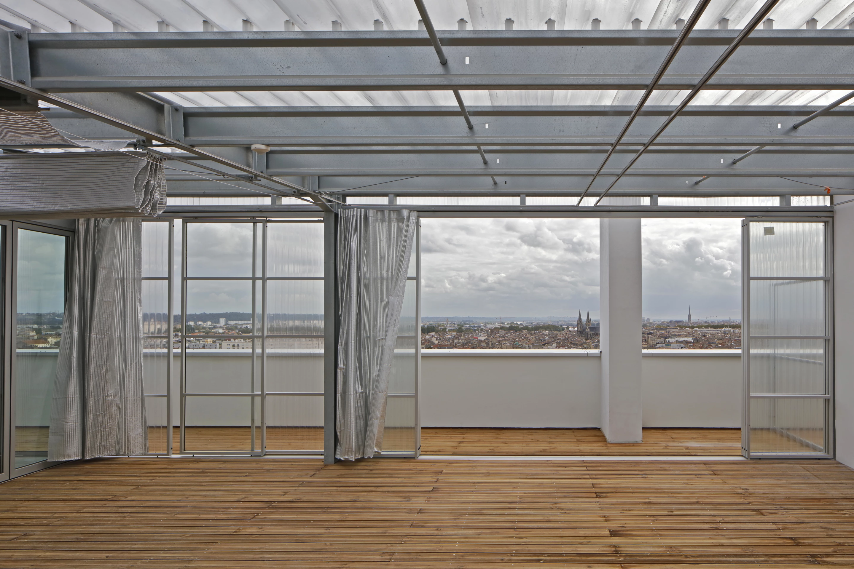 Transformation of G, H, I Buildings, Grand Parc, 530 Units, Social Housing (with Frédéric Druot and Christophe Hutin) saw the team modernize elevators and plumbing, and expand the living space of the residential units without the displacement of any residents